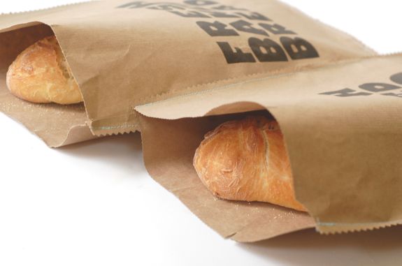 In túi giấy đựng bánh mì tiện lợi