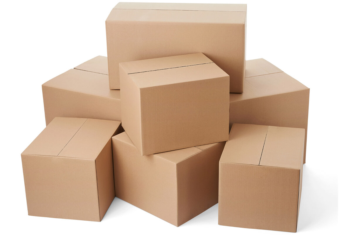 In thùng carton đựng hàng may mặc xuất khẩu tại quận 4